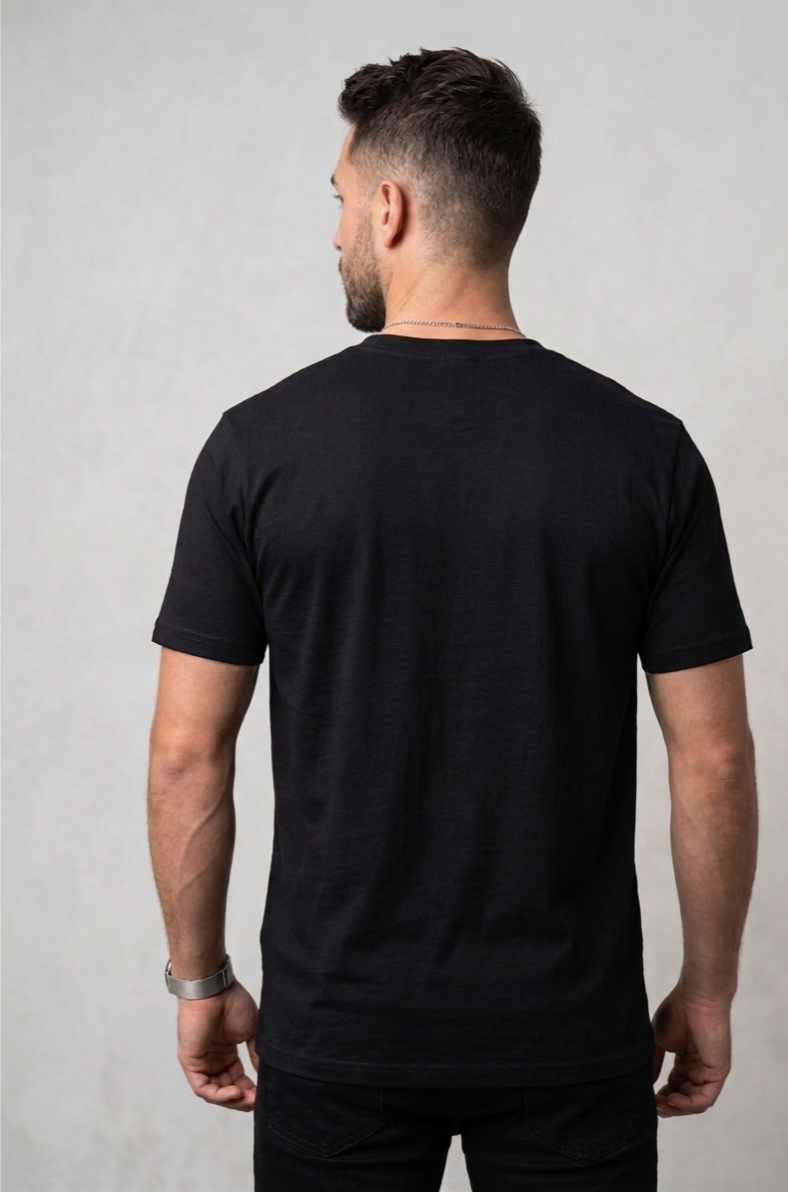 "Blessed" Graphic Tee – Premium Black Gothic Font Streetwear T-Shirt