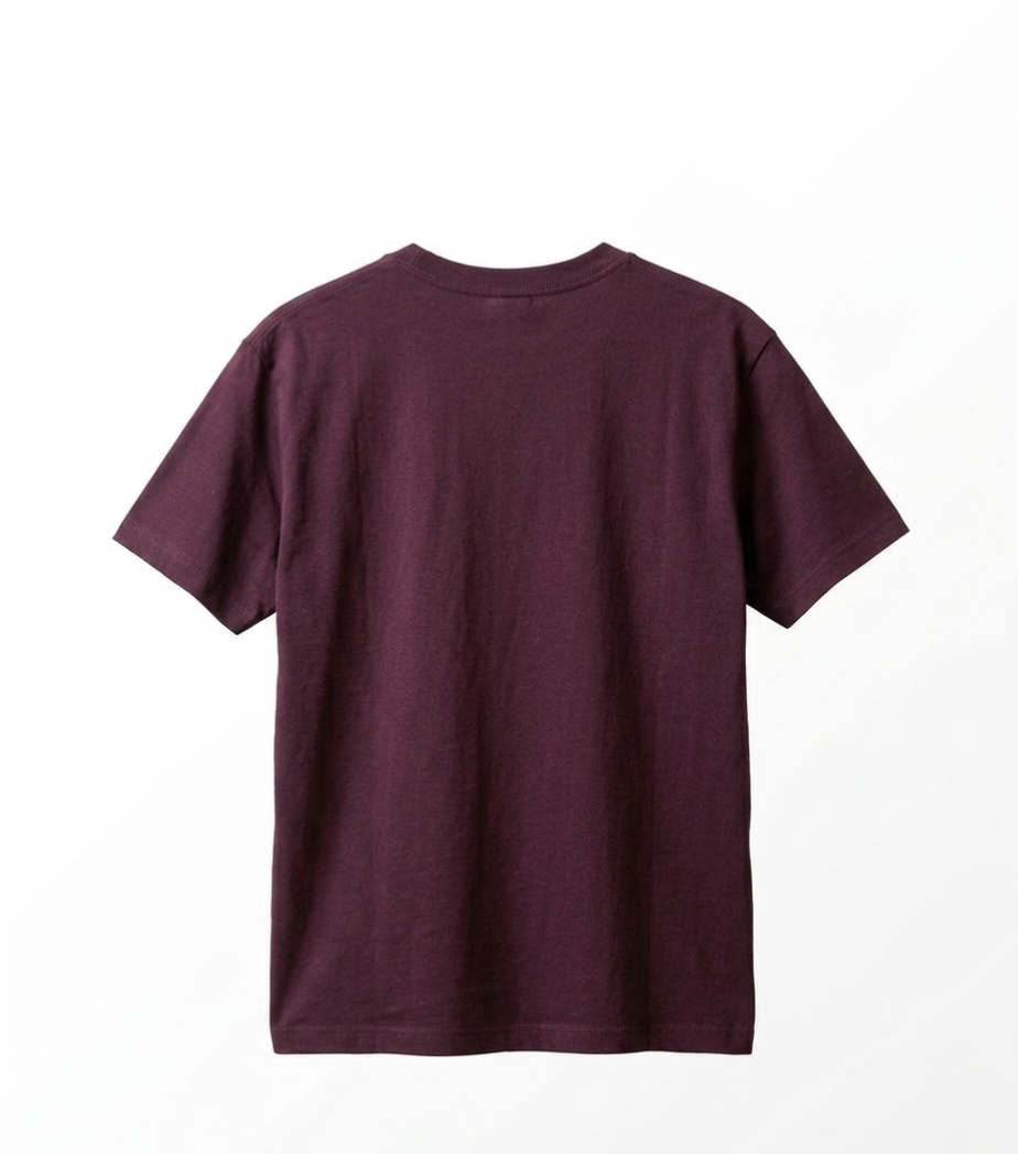 "Blessed" Graphic Tee – Premium Maroon Font Streetwear T-Shirt