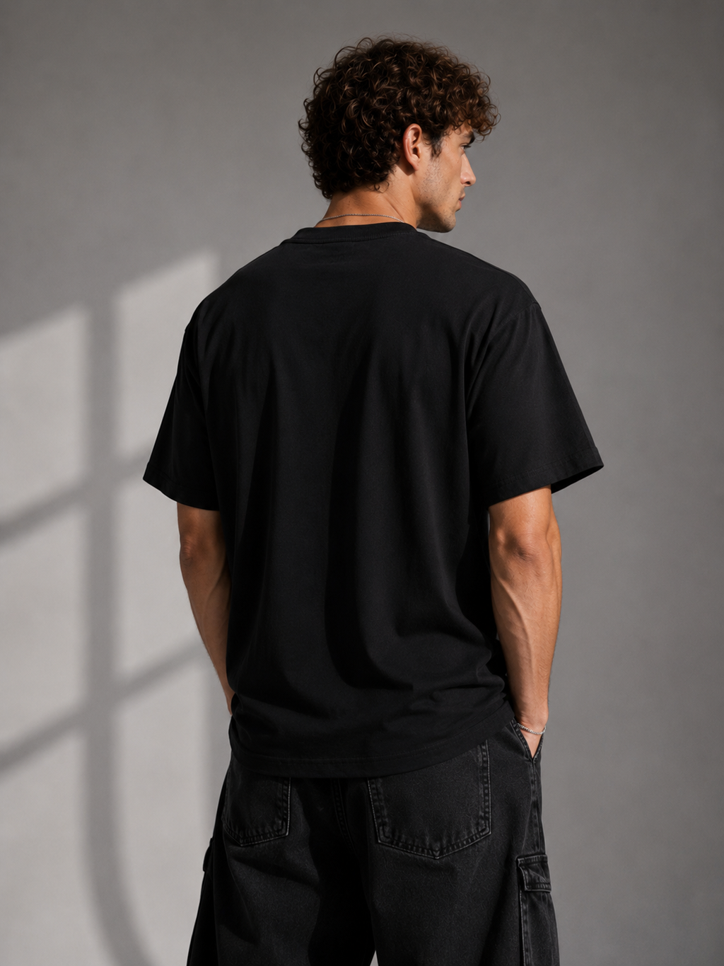 "Blessed" Graphic Tee – Premium Black Gothic Font Streetwear T-Shirt